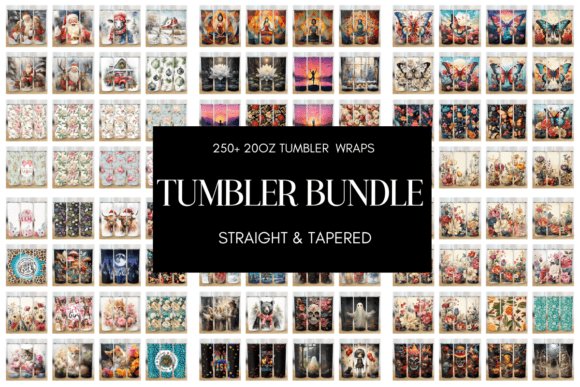20oz Tumbler Wrap Design Bundle