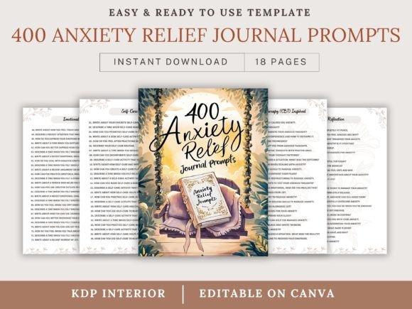 400 Anxiety Relief Journal Prompts