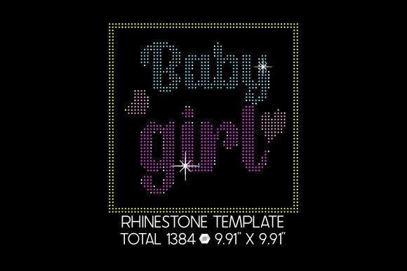 Babygirl Rhinestone Template