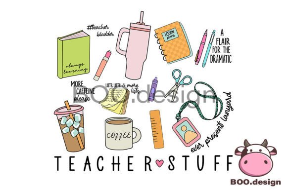 Back to School Png, Teacher Stuff Png