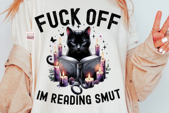 Black Cat Reading Book PNG Dark Romance