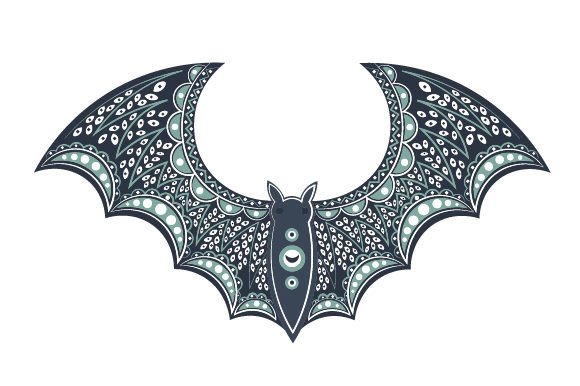 Boho Halloween Bat