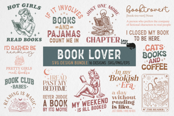 Book SVG PNG Bundle