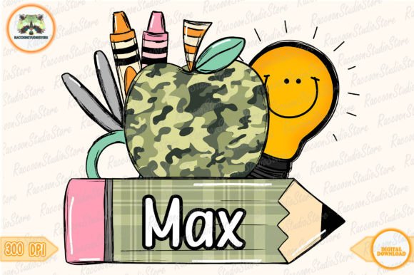 CUSTOM Name Kids Png, Back to School Png
