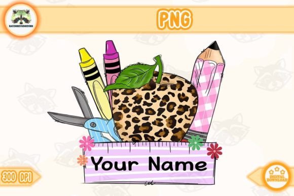 CUSTOM School Frame Back to School Png
