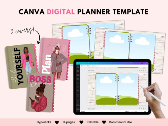 Canva DIGITAL Planner Template