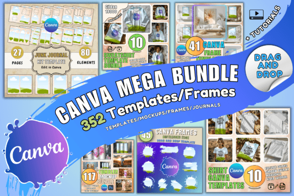 Canva Product Templates Wallart Journal