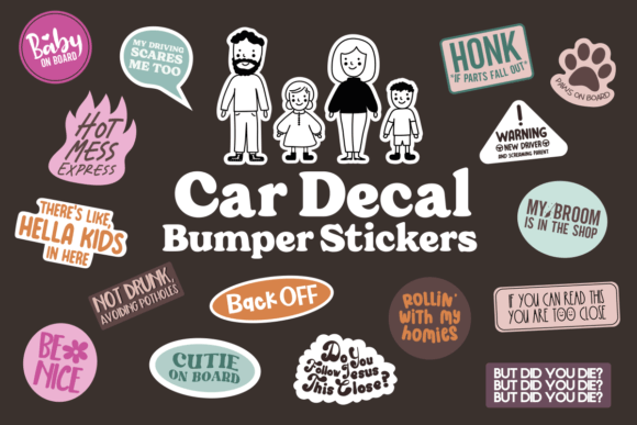 Car Decal Bumper Stickers