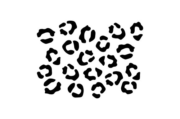 Cheetah Print Stencil