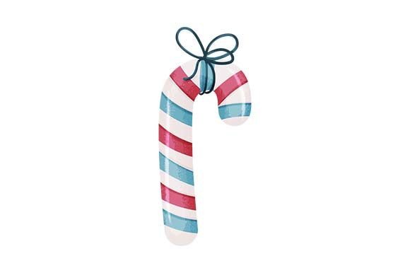 Christmas Candy Cane – Watercolor