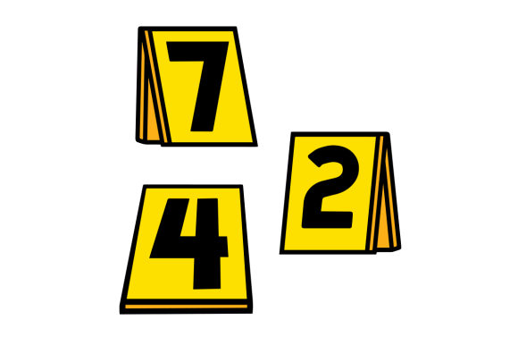 Crime Scene Evidence Markers