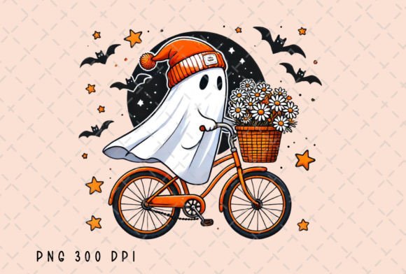 Cute Ghost Halloween Fall Autumn PNG