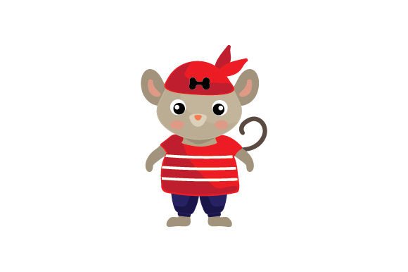 Cute Pirate Mouse