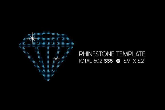 Diamond Rhinestone Template