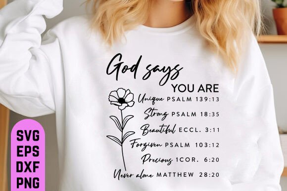 Elegant Boho Christian Svg, Bible Verse