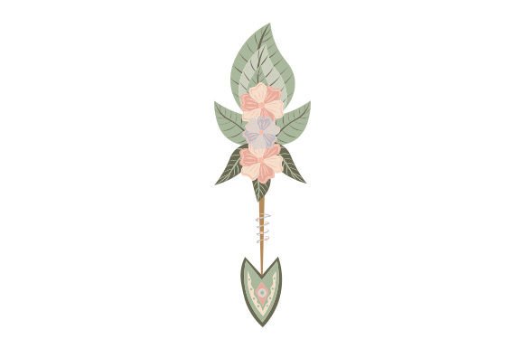 Floral Boho Arrow