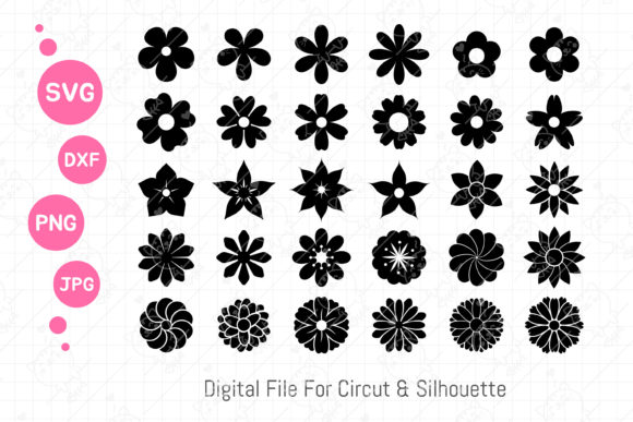 Flower SVG Bundle | Floral Silhouette