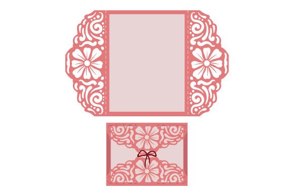 Flowers Laced Envelope