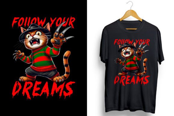 Funny Cat Follow Your Dreams PNG