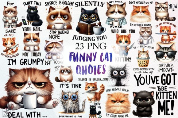 Funny Cat Sarcastic Quotes Sublimation