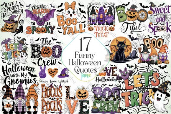 Funny Halloween Quotes Sublimation