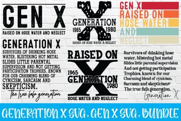 Generation X Svg, Gen X Svg,bundle