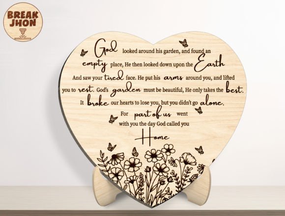 God’s Garden Stand Decor Laser Cut Svg
