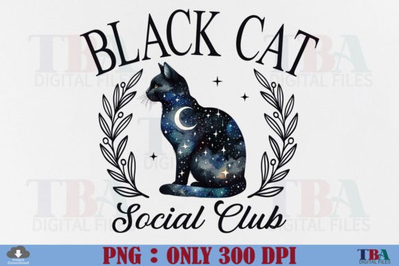 Halloween Black Cat PNG, Spooky Season