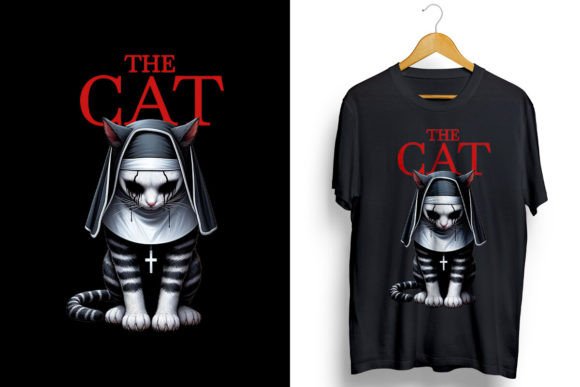 Halloween Funny Cat PNG Sublimation