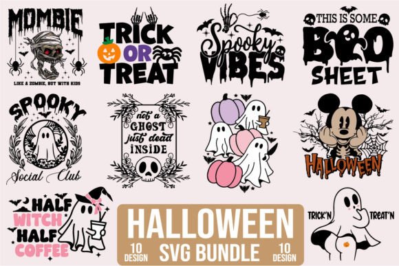 Halloween SVG Bundle Spooky Shirt PNG Graphics 101191742 1 1 580x387 1