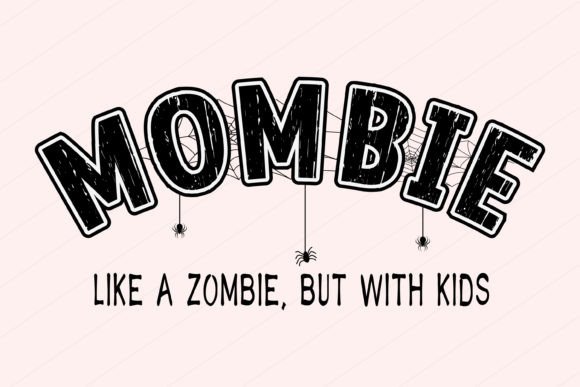 Halloween Mombie Spooky Spider Svg Png