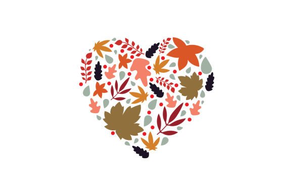 Heart of Autumnal Leaves
