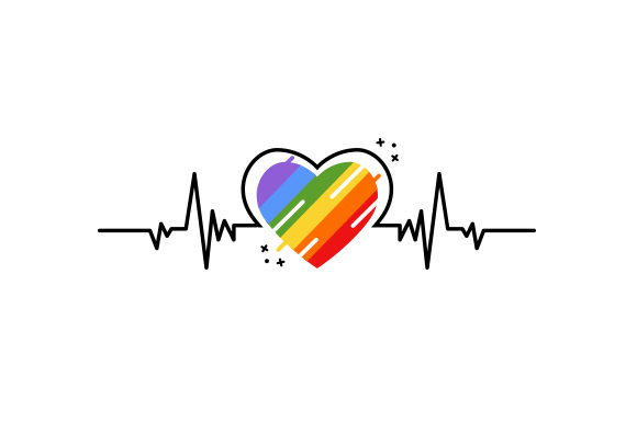 Heartbeat Pride Heart