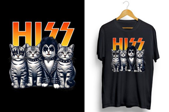Hiss Funny Cat PNG Sublimation