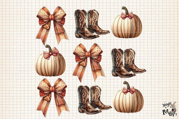 Howdy Pumpkin Png, Western Fall Png