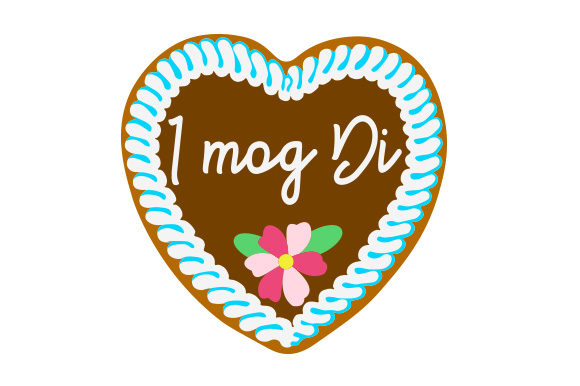 I Mog Di Gingerbread Heart