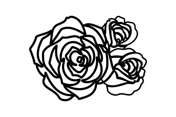 Intricate Cut Illustration – Roses