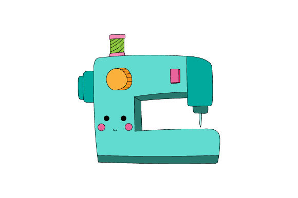 Kawaii-style Sewing Machine