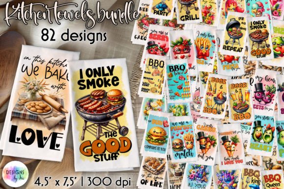 Kitchen Towels Sublimation Bundle