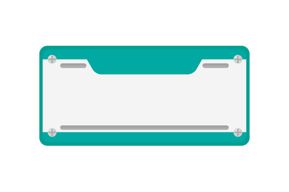 License Plate Template