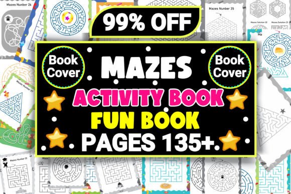 Mazes Activity Book For Kids Graphics 100350515 1 1 580x387 1