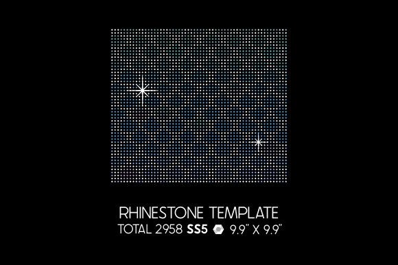 Mermaid Scale Rhinestone Tumbler Wrap Template, Straight 20 Oz