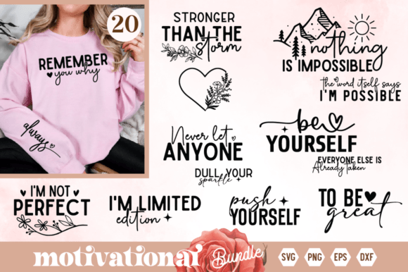 Motivational Sleeve Svg Bundle
