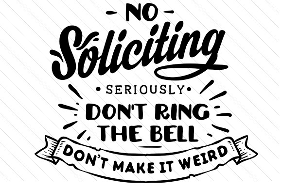 No Soliciting