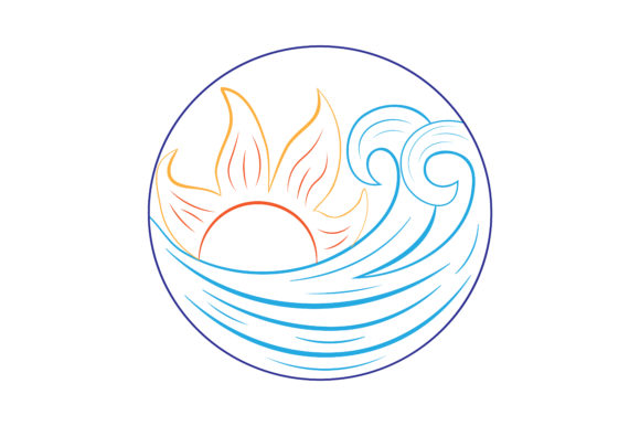 Ocean Wave Mandala