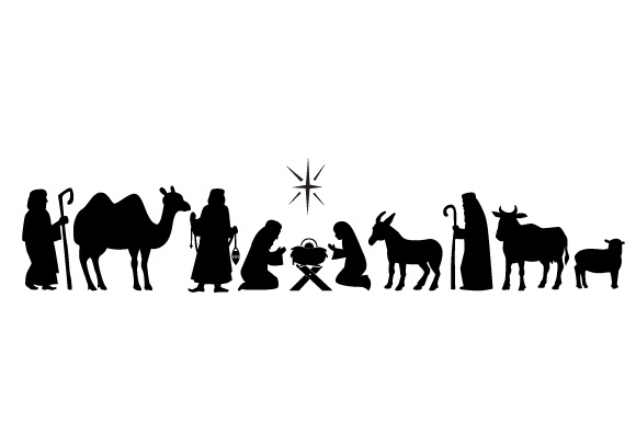 Oh Holy Night Nativity Scene