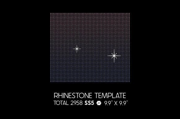 Ombre Rhinestone Tumbler Wrap Template, Straight 20 Oz