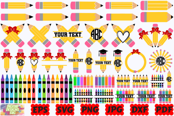 Pencil SVG | Crayon SVG | School Pencil