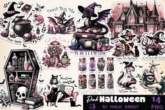 Pink Halloween Sublimation Bundle