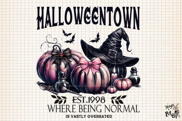 Pink Halloween Sublimation PNG